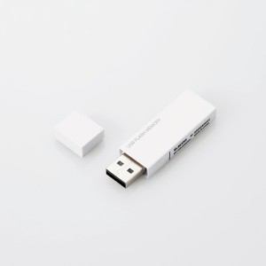 エレコム USBメモリ USB2.0 キャップ式 16GB 暗号化セキュリティ パスワード自動認証機能 1年保証 ホワイト