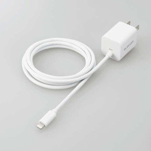 即納 エレコム USB Type-C 充電器 PD 対応 20W ライトニングケーブル 一体型 1.5m 【 iPhone iPad 他対応 ...