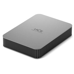 即納 エレコム LaCie 外付け HDD 4TB ポータブル Mobile Drive USB3.2 USB Type-C×1 3年保証 T...