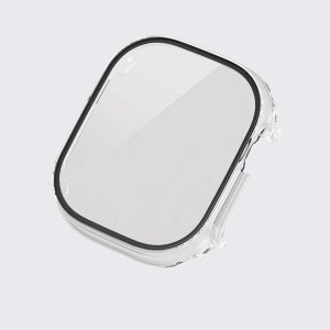 即納 エレコム アップルウォッチ カバー Apple Watch Ultra 49mm フルカバー セラミックコート ゴリラガラス 表面硬度1...