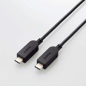 即納 エレコム タイプC ケーブル USB Type C to Type C 1.2m PD 60W対応 スイングコネクタ 左右90度回転 【...