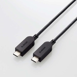 即納 エレコム タイプC ケーブル USB Type C to Type C 2m PD 60W対応 スイングコネクタ 左右90度回転 【 C...