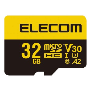即納 エレコム マイクロSDカード microSDHC 32GB Class10 UHS-I U3 V30 読込最大90MB/s Ninten...