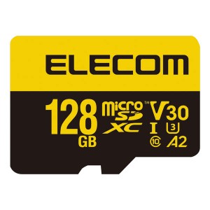 即納 エレコム マイクロSDカード microSDXC 128GB Class10 UHS-I U3 V30 読込最大90MB/s Ninte...