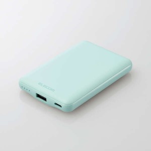 即納 エレコム モバイルバッテリー 5000mAh 軽量 小型 最大15W 入出力( USB Type-C ×1) 出力( USB-A ×1)...