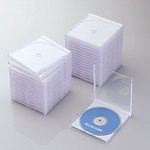即納 エレコム Blu-ray/DVD/CDケース(標準/PS/1枚収納) CCD-JSCN30シリーズ ホワイト CCD-JSCN30WH ...