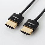 エレコム スーパースリムイーサネット対応HDMIケーブル HDMI(タイプA)-HDMI(タイプA) DH-HD14SSシリーズ 0.7m D...