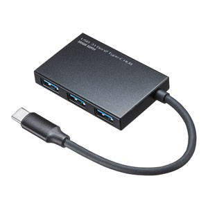 即納 サンワサプライ USB3.1 Gen2対応 Type-Cハブ USB-3TCH18BK