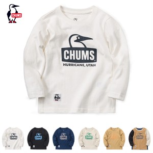 CHUMS チャムス / Kid’s Booby Face Brushed L/S T-Shirt キッズブービーフェイスブラッシュドロングスリーブTシャツ (CH21-1293) (2023