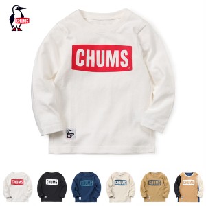 CHUMS チャムス / Kid’s CHUMS Logo Brushed L/S T-Shirt キッズチャムスロゴブラッシュドロングスリーブTシャツ (CH21-1292) (2023秋冬