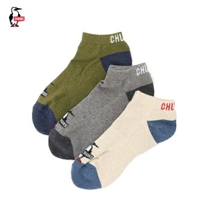 CHUMS チャムス / 3P Booby CHUMS Ankle Socks 3Pブービーチャムスアンクルソックス (CH06-1115) (2023春夏)