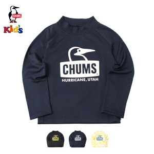 CHUMS チャムス / Kid’s Splash Booby Face L/S T-Shirt キッズスプラッシュブービーフェイスロングスリーブTシャツ (UVカット率95％以