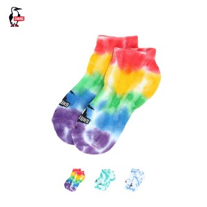 CHUMS チャムス / Kid’s Tie-Dye Ankle Socks キッズタイダイアンクルソックス (CH26-1010) (2023春夏) (ネコポス対応)