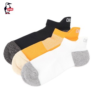 CHUMS チャムス / 3P CHUMS Ankle Paper Socks 3Pチャムスアンクルペーパーソックス (CH06-1119) (2024春夏) (ネコポス対応)