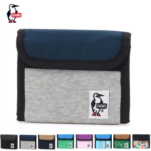 CHUMS チャムス / Trifold Wallet Sweat Nylon トリフォルドウォレットスウェットナイロン (CH60-3612) (2024春夏) (ネコポス対応)