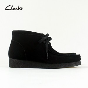 CLARKS クラークス / Wallabee Boot メンズ ワラビーブーツ (ブラックスエード) (129826155517) (CLARKS ORIGINALS)