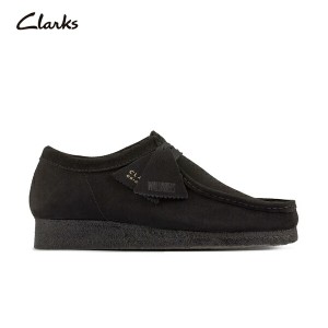 CLARKS クラークス / Ws Wallabee レディース ワラビー (ブラックスエード) (26155522) (CLARKS ORIGINALS)