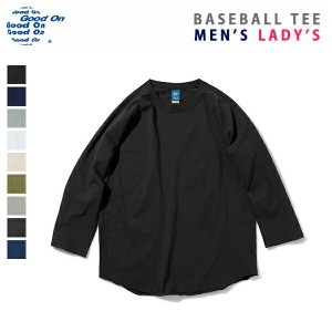 Good On グッドオン / BASEBALL TEE ベースボールＴシャツ (ユニセックス) (GOLT-601)