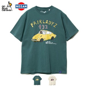 (30%OFF) go slow caravan / NISSAN × go slow caravan USA/C フェアレディZ 432 TEE (391944) (ゴースローキャラバン) (2023春夏)