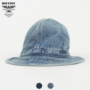 HOUSTON ヒューストン / DENIM ARMY HAT デニムアーミーハット (6677) (メンズ) (2023秋冬)