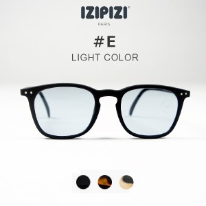 IZIPIZI イジピジ / SUN LIGHT COLOR #E サングラス UVカット / 紫外線対策 / ウェリントンタイプ / ユニセックス / ギフト / 丸顔 面長