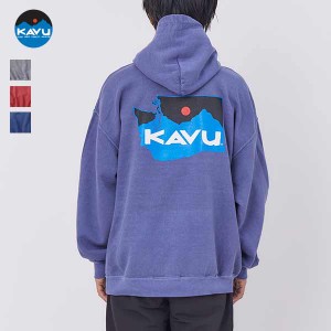 (30%OFF) KAVU カブー / WA MAP PARKA ワシントンマップパーカ (19821720) (2022秋冬)