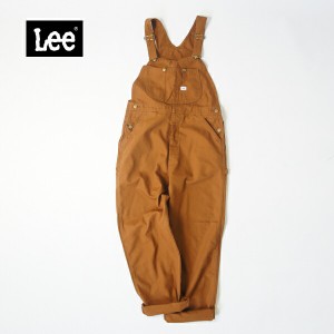 Lee リー/ DUNGAREES OVERALL オーバーオール (LM7254-1168/BROWN) (ダック生地) (ユニセックス)