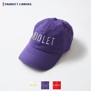 (30%OFF) PARROTT CANVAS / Flower Embroidery Cap フラワー刺繍キャップ (PC23115003) (パロットキャンバス) (2023春夏)