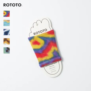 ROTOTO ロトト / ROTOTO FOOT BAND TIE DYE フットバンド タイダイ (R1314) (2024春夏) (ネコポス対応)