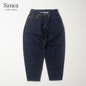 Sanca サンカ / 15.5OZ DENIM 5P BALLOON FIT (S23FPT01) (INDIGO) (テパードデニムバルーンパンツ) (メンズ)