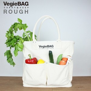 VegieBag ベジバッグ / ROUGH ラフ (VB-301) (コットンキャンバス) (トートバッグ サブバッグ お買い物バッグ)