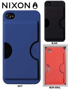 【NIXON】ニクソン CARDED IPHONE 4 CASE／4G／iPHONEケース　アイフォンケース　シンプル／3カラー