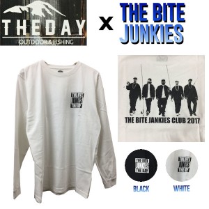 【THE DAY】ザ デイ2017春夏 THE BITE JUNKIES コラボ メンズロングスリーブTシャツ ロンT 長袖 アウトドア フィッシング 魚釣り バス 2