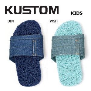 【KUSTOM】カスタム2018春夏 KID’S KADILLAC DENIM キッズ ヌードルワイヤーサンダル デニム サンダル