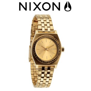 【NIXON】ニクソン THE SMALL TIME TELLER レディースウォッチ アナログ腕時計/ALL GOLD CRYSTAL