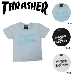 【THRASHER】スラッシャー MAG LOGO キッズ 半袖Tシャツ ロゴ TEE ティーシャツ 110〜150