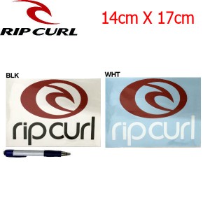 【RIP CURL】リップカール カッティングステッカー/2カラー ホワイト ブラック