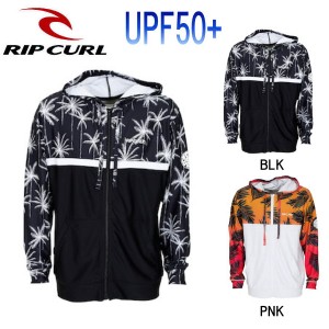 【RIP CURL】リップカール2018春夏 SEAM RASH PARKA メンズ ラッシュパーカー ラッシュガード ジップアップパーカー トップス M-XL 2カラ