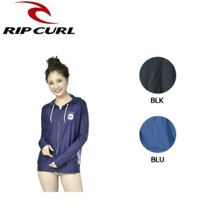 【RIP CURL】リップカール 2019春夏 WOMENS L/SL ZIP HOOD レディース ラッシュパーカ ラッシュガード