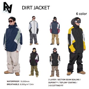 【AA HARD WEAR】2022/2023 ダブルエーハードウェア DIRT JACKET スノーウェア スノーボード スノボ メンズ