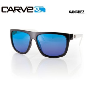 【CARVE】カーブ SANCHEZ Polarized Iridium メンズ サングラス 偏光レンズ サーフィン アウトドア Black White