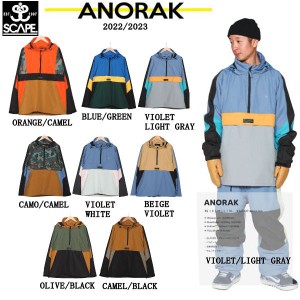 【SCAPE】エスケープ 2022/2023 ANORAK JACKET メンズ レディース スノージャケット アウター スノーウェア