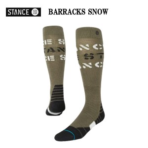 【STANCE】スタンス BARRACKS SNOW メンズ レディース SOCKS 靴下 スノーボード ソックス