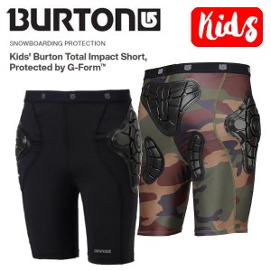 【BURTON】バートン Kids' Burton Total Impact Short Protected G-Form 定番アイテム キッズ プロテクター