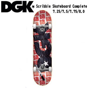 【DGK】 ディージーケー SCRIBBLE Copmlete 7.25/7.5/ 7.75/ 8.0インチ Deck Skateboard HIPHOP  スケートボード