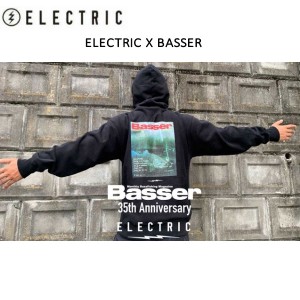 【ELECTRIC】 エレクトリック BASSER×ELECTRIC HOODIE 限定 フーディー パーカー プルオーバー BASS FISHING