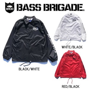 【BASS BRIGADE】バスブリゲード 2019秋冬 SKELETON SHIELD LOGO COACH JACKET メンズ ジャケット