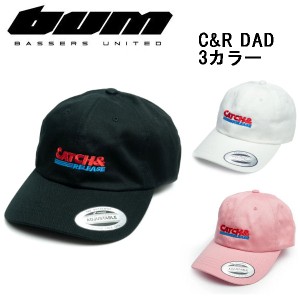 【BASSERS UNITED】バサーズユナイテッド 2020春夏 C&R DAD CAP メンズ キャップ  帽子 アウトドア フィッシング 魚釣り バス 3カラー