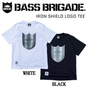 【BASS BRIGADE】バスブリゲード 2022春夏 IRON SHIELD LOGO TEE メンズ Tシャツ 半袖 アウトドア