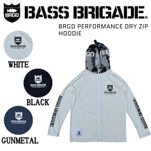 【BASS BRIGADE】バスブリゲード 2023春夏 BRGD PERFORMANCE DRY ZIP HOODIE メンズ ドライジップ